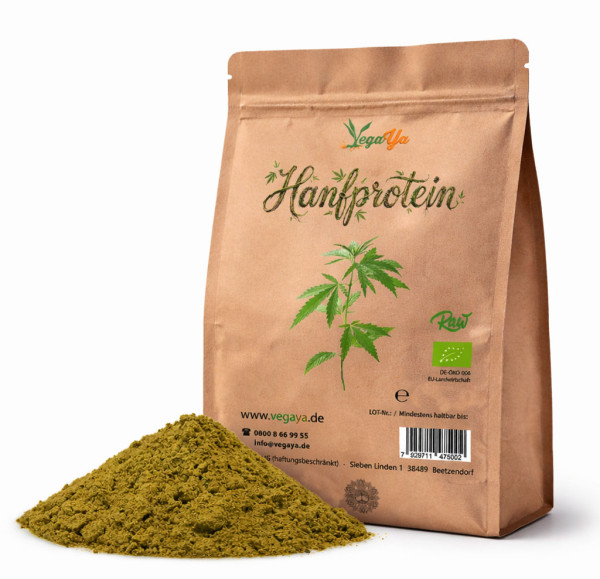 Hanf Protein Pulver - bio & roh