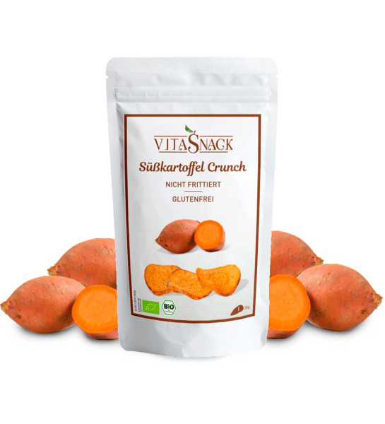 Süßkartoffel Crunch Vita Snack - bio & roh