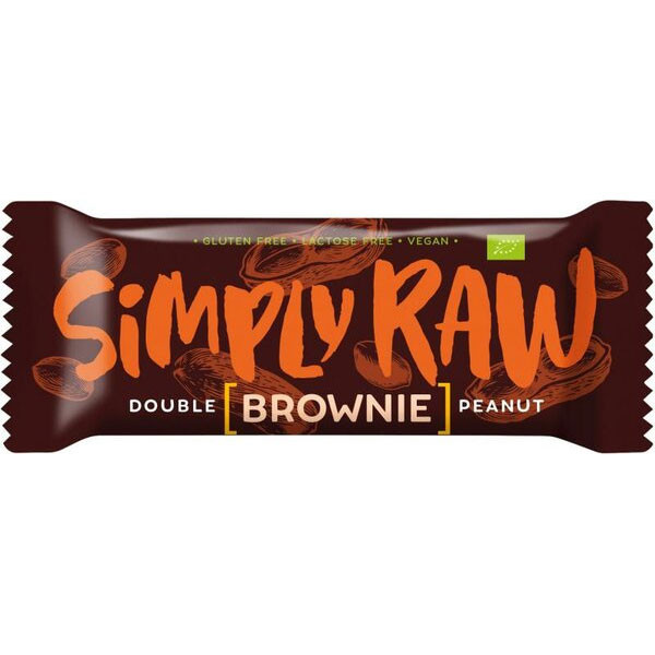 Brownie Double Peanut von Simply Raw - bio