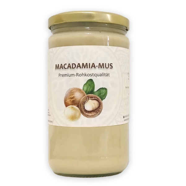 Macadamia-Mus - bio & roh (1 Kg)