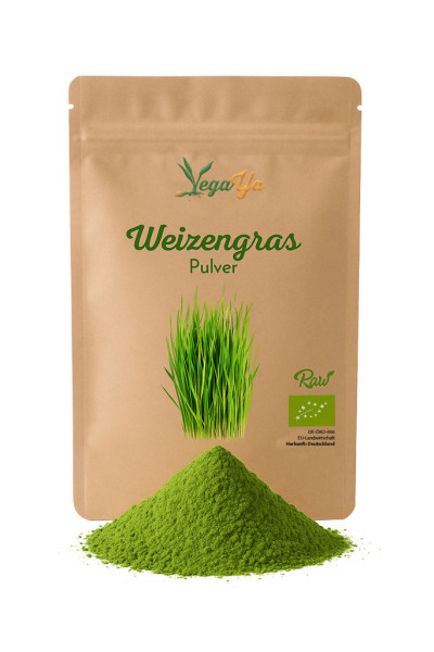 Weizengraspulver aus Deutschland - bio & roh