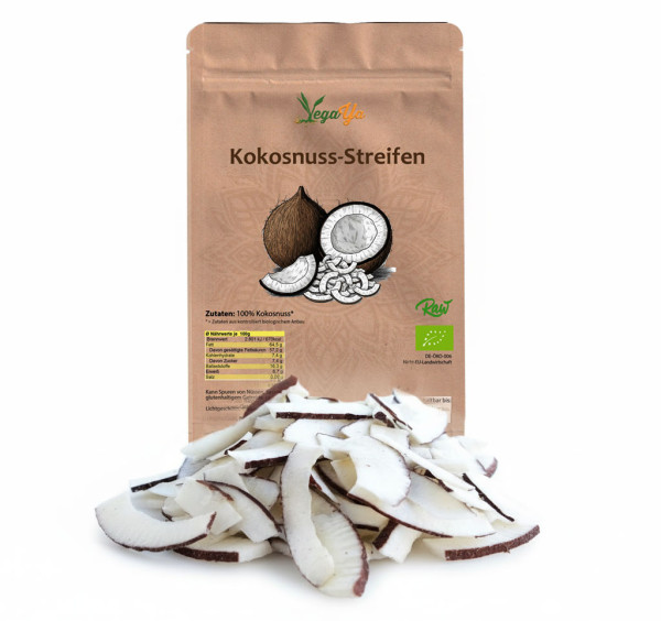 Kokosnuss-Streifen - bio & roh
