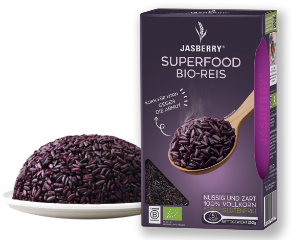 Jasberry Superfood Vollkornreis - bio