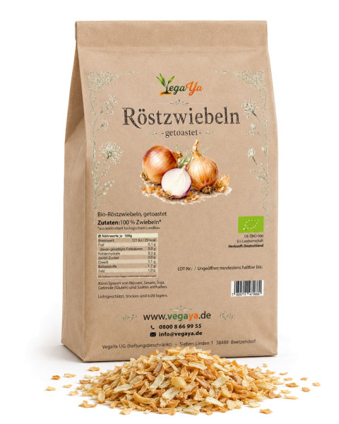 Röstzwiebeln getoastet ohne Fett - bio