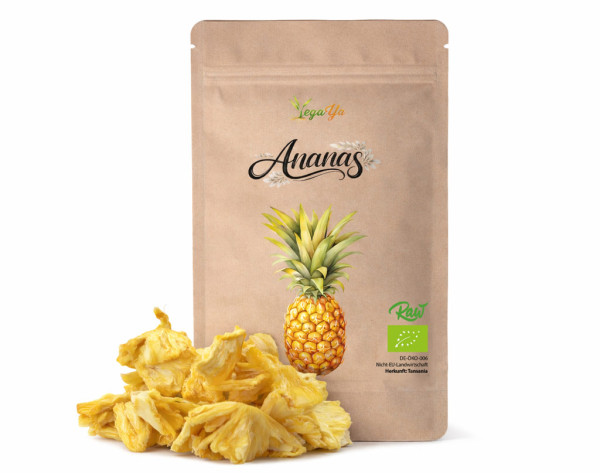 Ananas-Stücke Premium - bio & roh