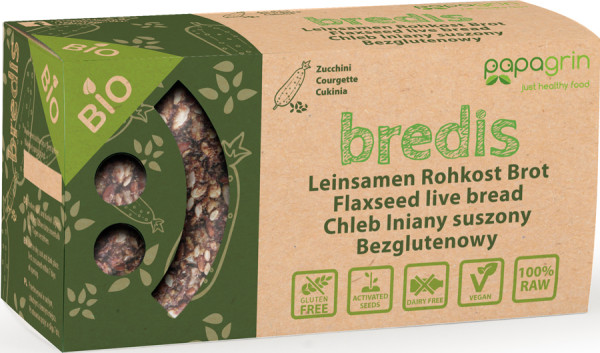 Bredis - Zucchini Brot - bio & roh