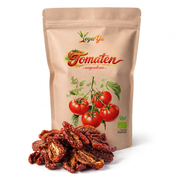 Tomatenhälften Premium ohne Salz - bio & roh