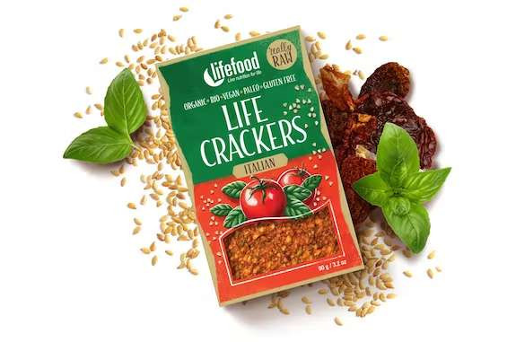 Life Crackers Italian - bio & roh (90 g)