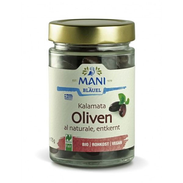 Kalamata Oliven al naturale - entkernt & fermentiert - bio & roh