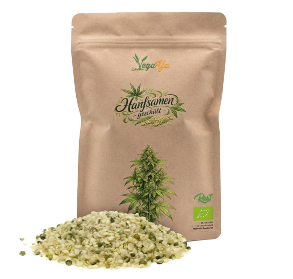 Hanfsamen geschält aus Frankreich - bio & roh