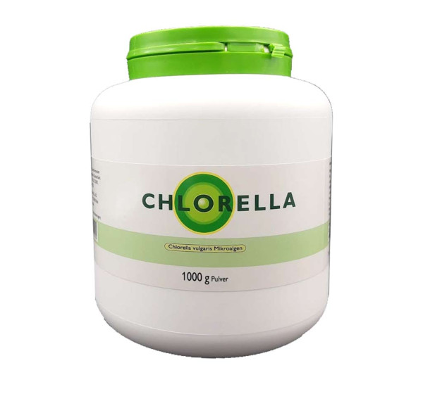 Algomed Chlorella Pulver aus Deutschland - roh (1000 g)
