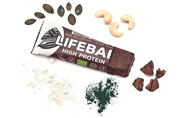 Lifebar Protein Schoko & Green Protein - bio & roh