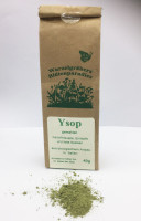 Ysop gemahlen Blatt und Blüte - bio & roh Ysop gemahlen Blatt und Blüte - bio & roh