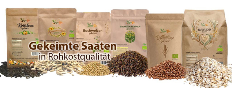 Zu den gekeimten Bio-Saaten