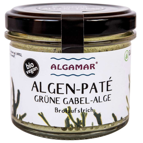 Algen-Paté mit grüner Gabel-Alge - bio
