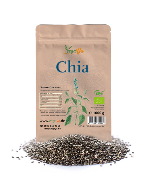 Chia Samen - bio & roh