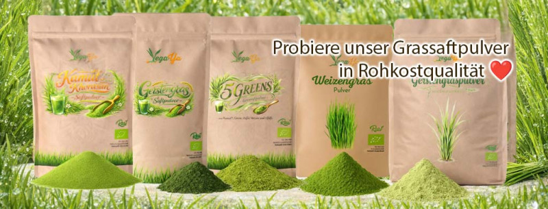 Zu den Grassaftpulvern