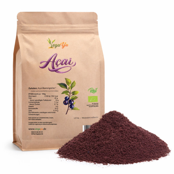 Acai Pulver - bio & roh