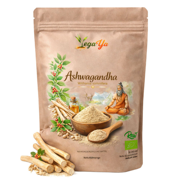 Ashwagandha Wurzel Pulver bio & roh