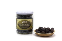 Schwarze Botija Oliven ohne Salz - baumgetrocknet - - bio & roh (300 g)