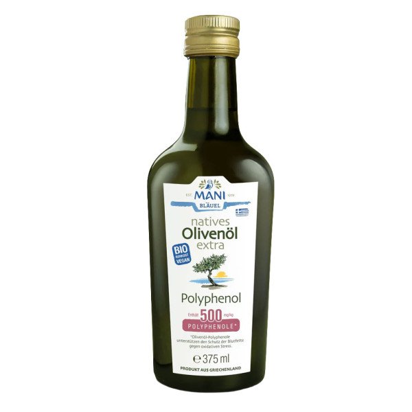 Natives Olivenöl extra - Polyphenol - Mani - bio & roh