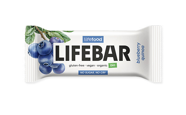 Lifebar Superfoods - Blaubeere & Quinoa - bio & roh