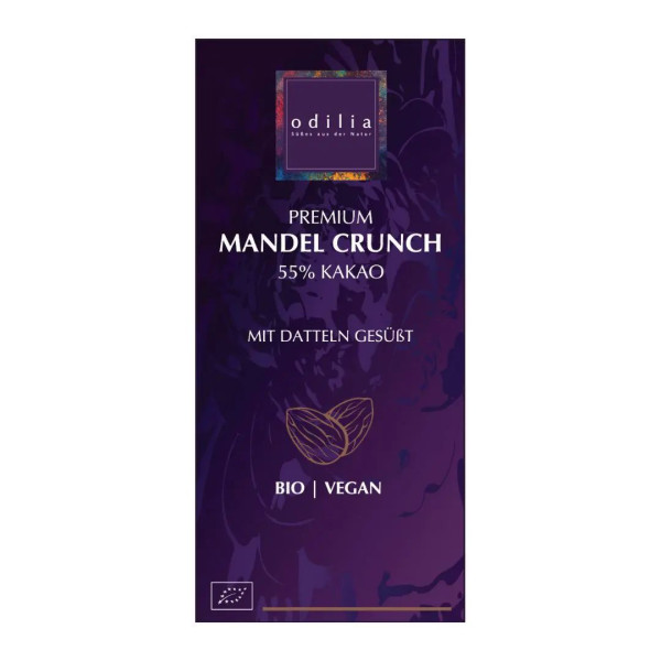 Dattel-Schokolade Mandel Crunch - bio