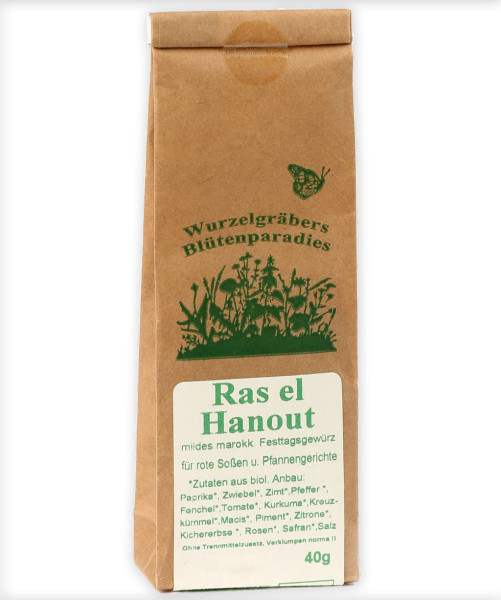 Ras el Hanout gemahlen marokkanisches Festtagsgewürz - bio & roh