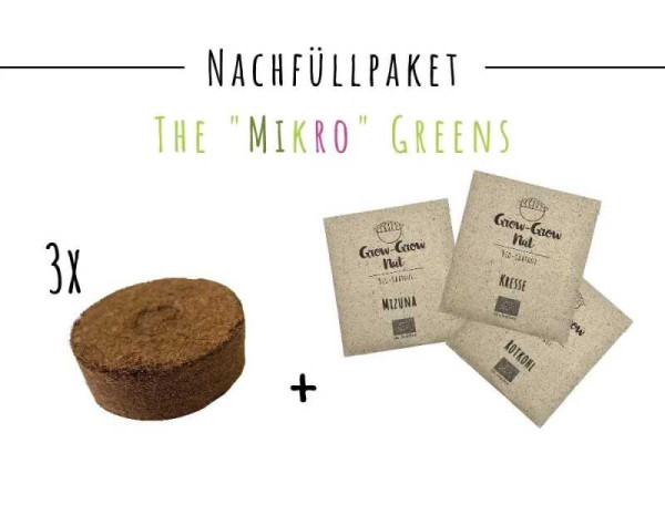 Grow-Grow Nut Nachfüllpaket - The Mikro Greens