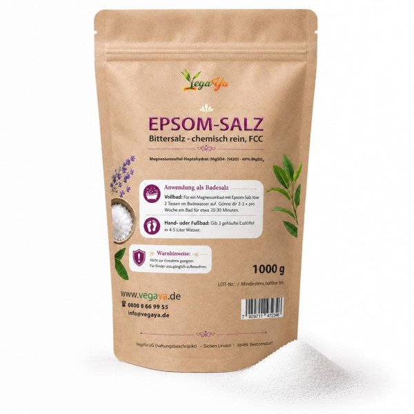 Epsom-Salz - Bittersalz food grade (1 kg)