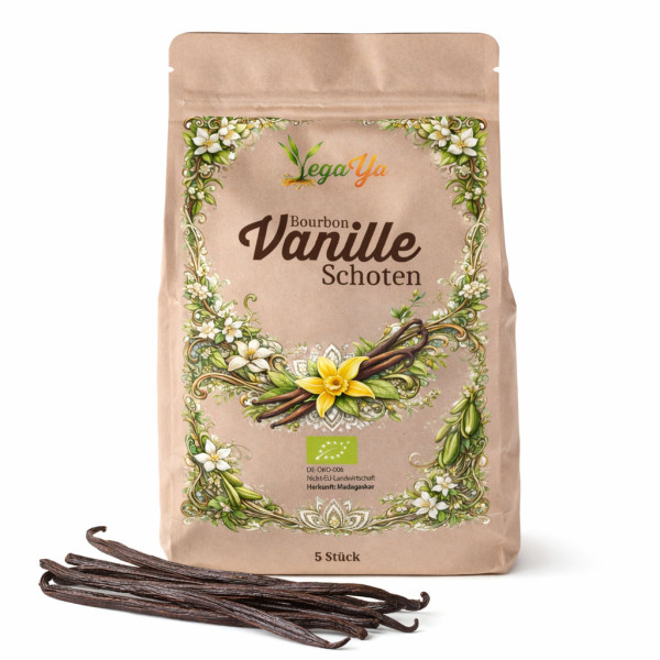 Bourbon Vanilleschoten aus Madagaskar (5 Stk) - bio