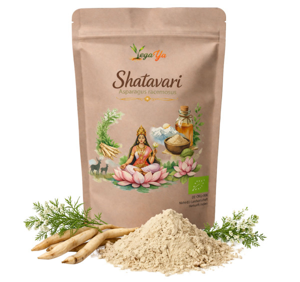 Shatavari Pulver - bio & roh