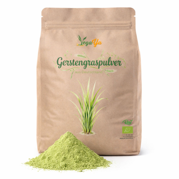 Gerstengraspulver aus Deutschland - bio & roh
