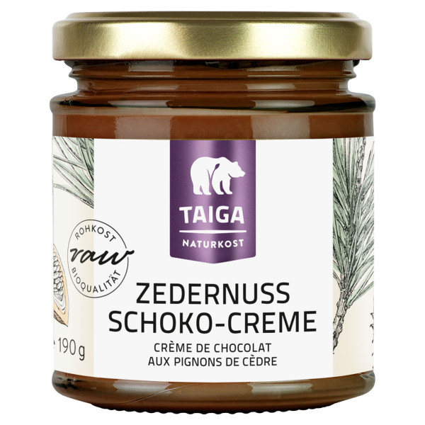 Zedernuss-Schoko-Creme - bio & roh