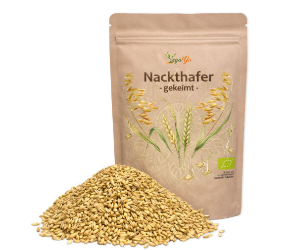 Nackthafer gekeimt ganz - bio & roh