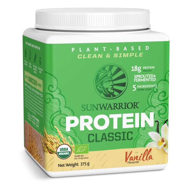 Sunwarrior Classic Protein Vanilla - bio (375 g)