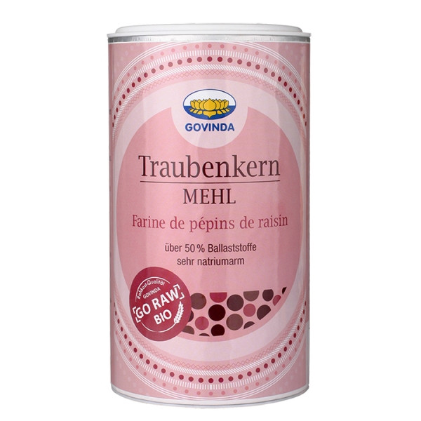 Traubenkernmehl - bio & roh MHD 01-2023