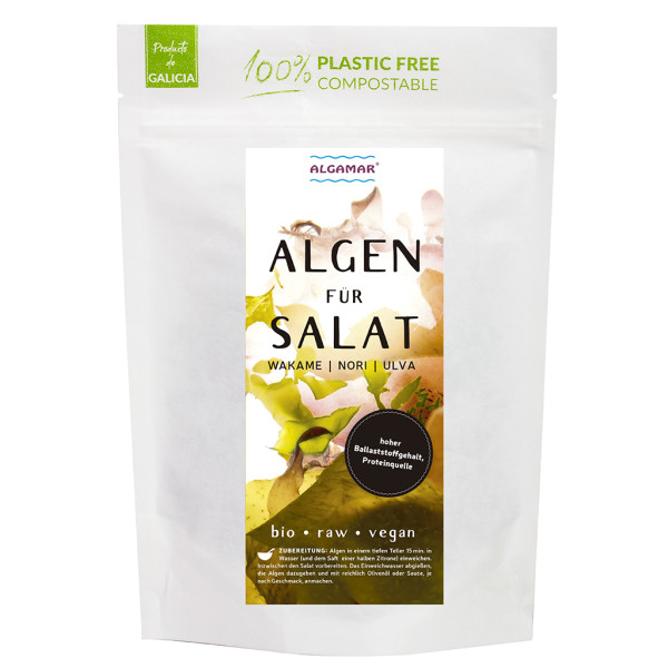 Algen für Salat - Algamar- bio & roh