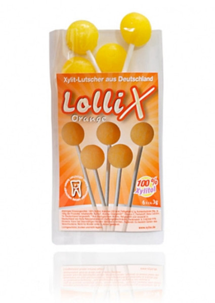 Xylit Lutscher - Lollix® Orange