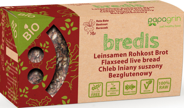 Bredis - Rote Bete Brot - bio & roh