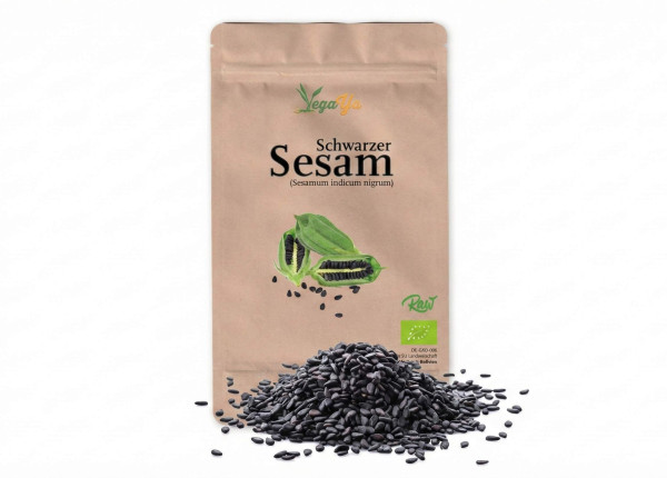 Schwarzer Sesam - bio & roh