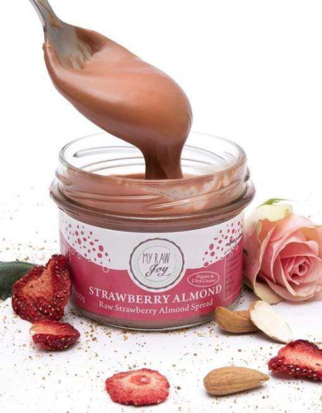 Strawberry Almond Spread - My Raw Joy - bio