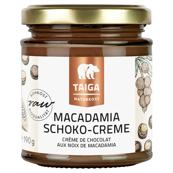 Macadamia-Schoko-Creme - bio & roh
